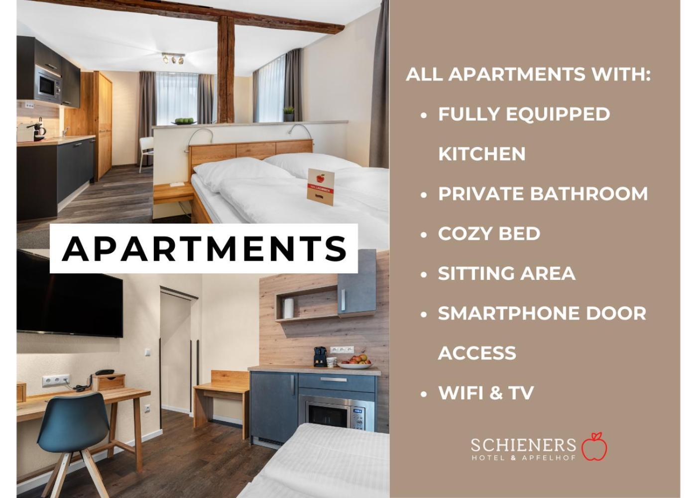 Schieners Hotel & Apfelhof Apartments 维德宁 外观 照片